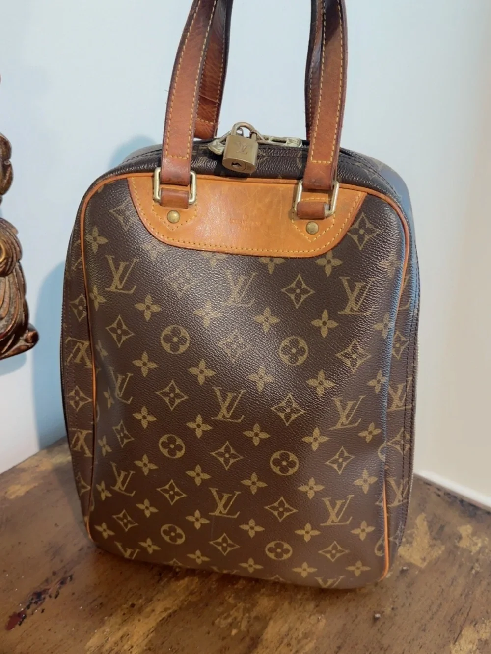 Louis Vuitton Monogram Canvas Brown and Tan Top-Handle Briefcase
